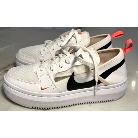 Nike Court Vision Alta TXT Womens Shoes Size 9.5 White CW6536-103 - Picture 1 of 8